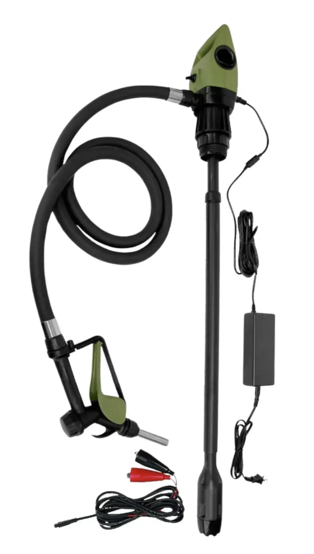 DEF Tote and Drum Pump - Electric & Battery Powered - 15ft Heavy Duty Hose/Nozzle